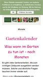 Mobile Screenshot of gartenmonat.de