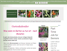 Tablet Screenshot of gartenmonat.de